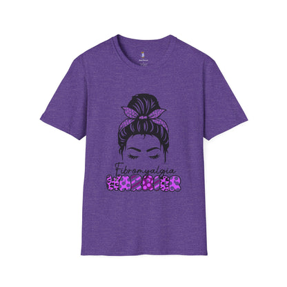 Fibromyalgia Awareness T-Shirt, Softstyle Tee, Gift for Chronic Illness, Comfortable Everyday Wear, Support Awareness Apparel