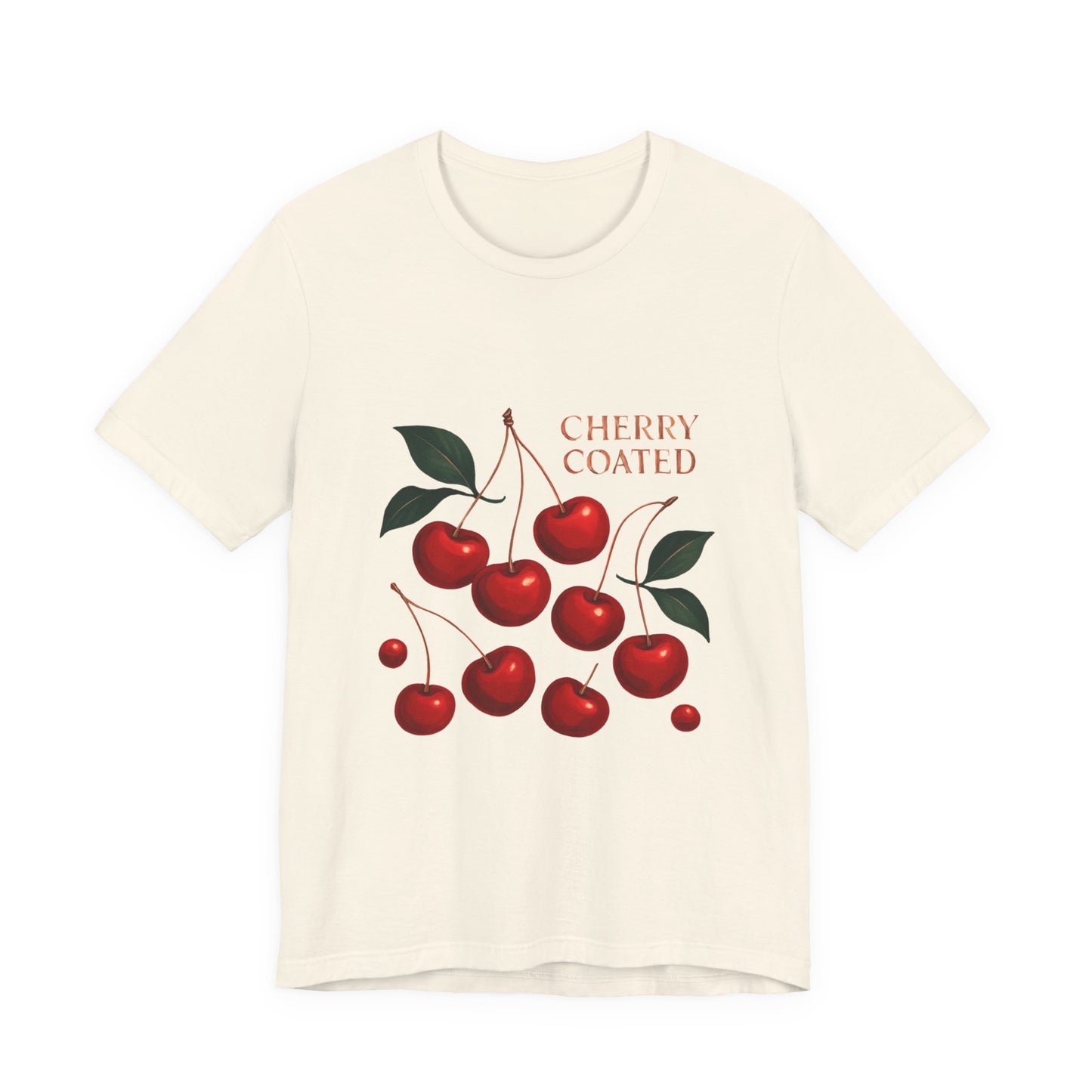 Cherry Coated Tee — Vintage Cherry Graphic T-Shirt