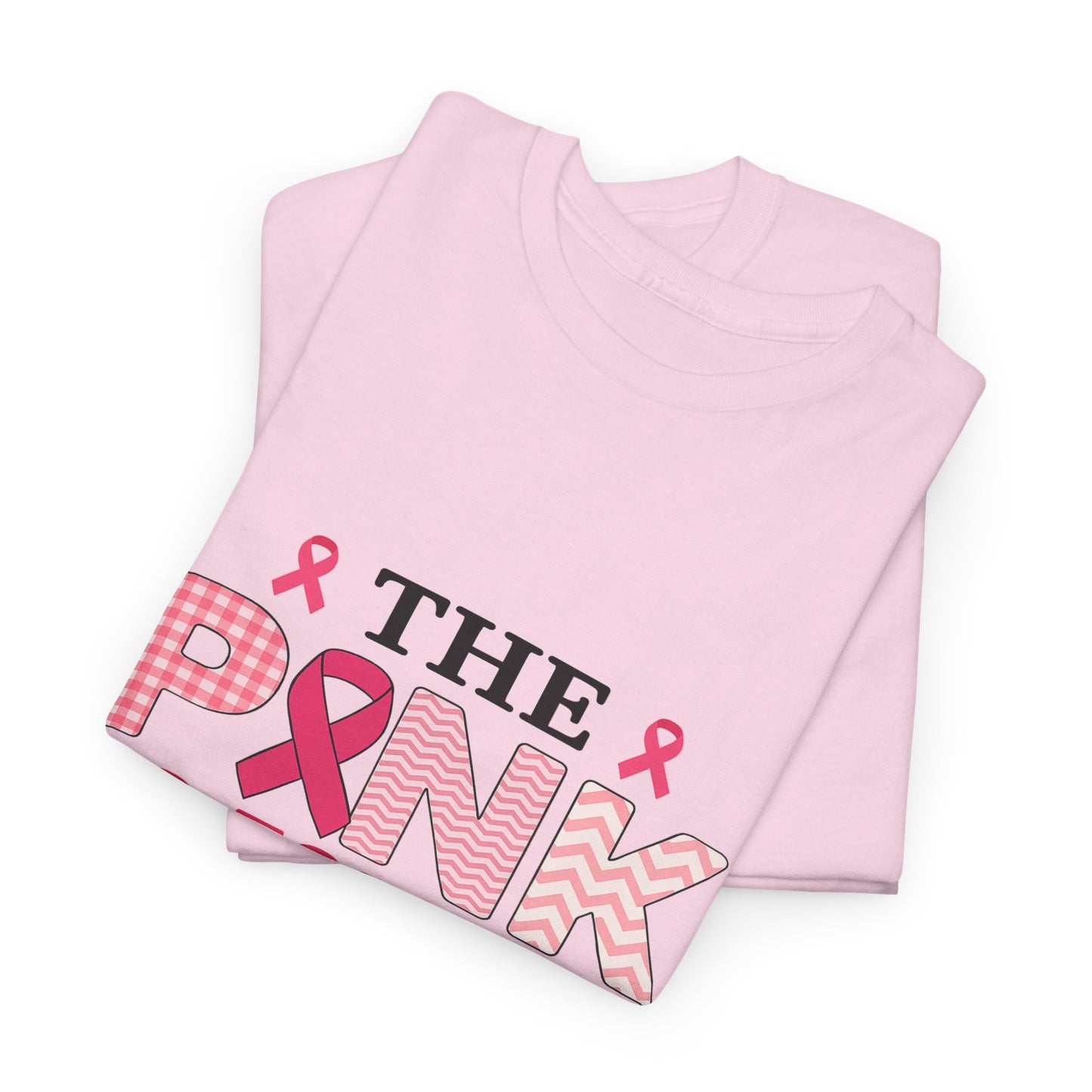 Mom's Strength: Pink Ribbon Breast Cancer Awareness Tee