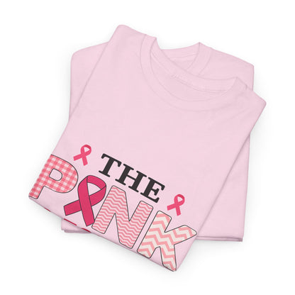 Mom's Strength: Pink Ribbon Breast Cancer Awareness Tee