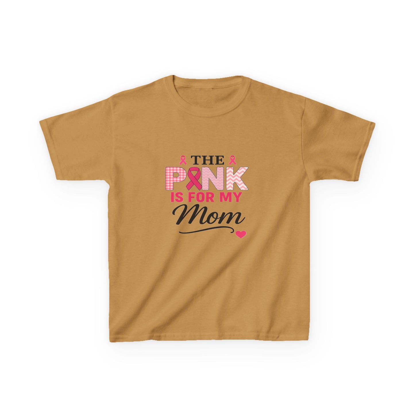 Pink for Mom Breast Cancer Awareness Dinosaur Tee