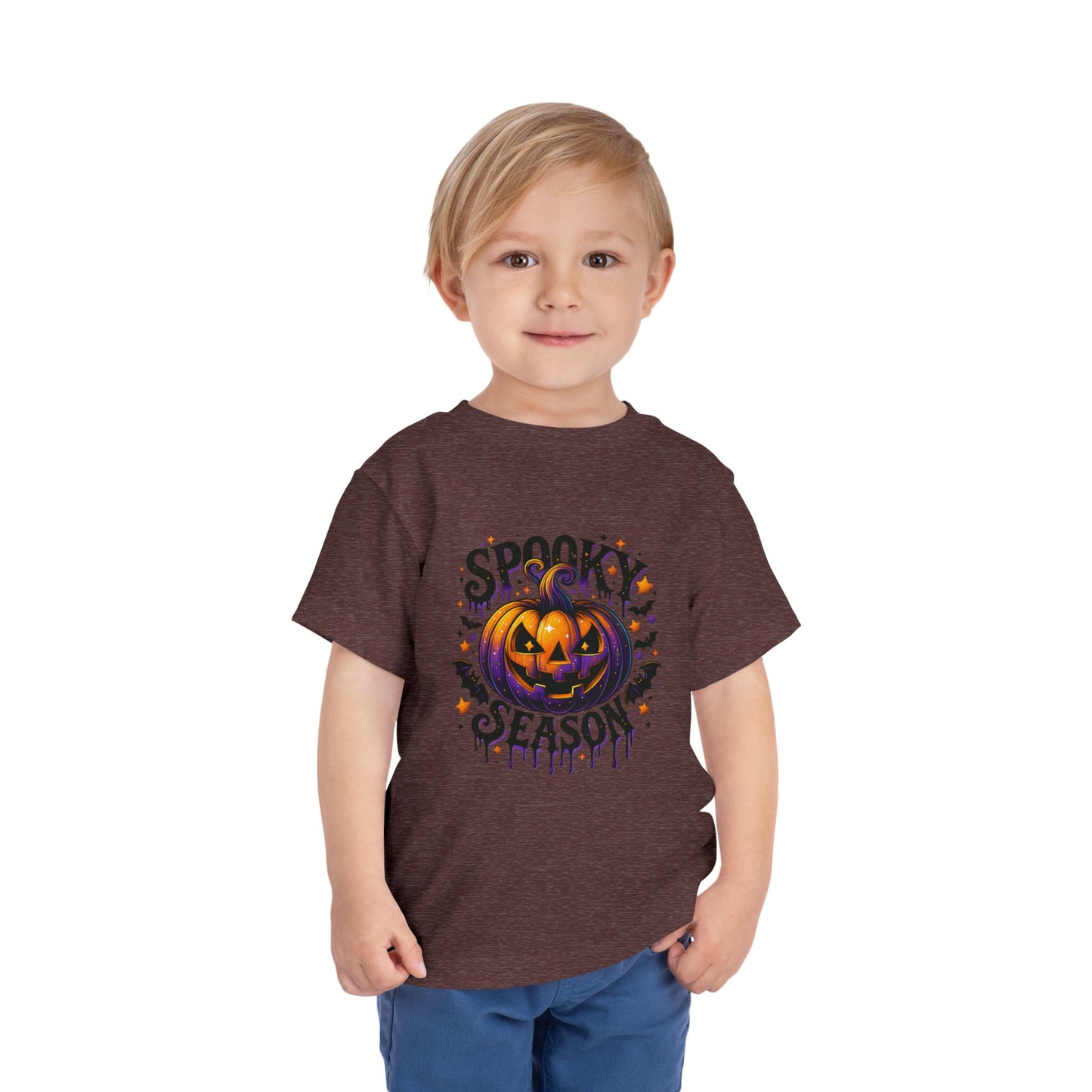 Spooky Season Jack-o'-Lantern Toddler Tee