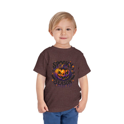 Spooky Season Jack-o'-Lantern Toddler Tee