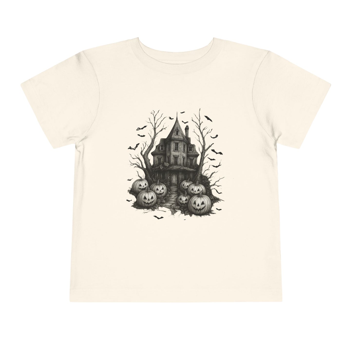 Spooky Halloween House Toddler Christmas Tee