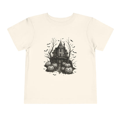 Spooky Halloween House Toddler Christmas Tee
