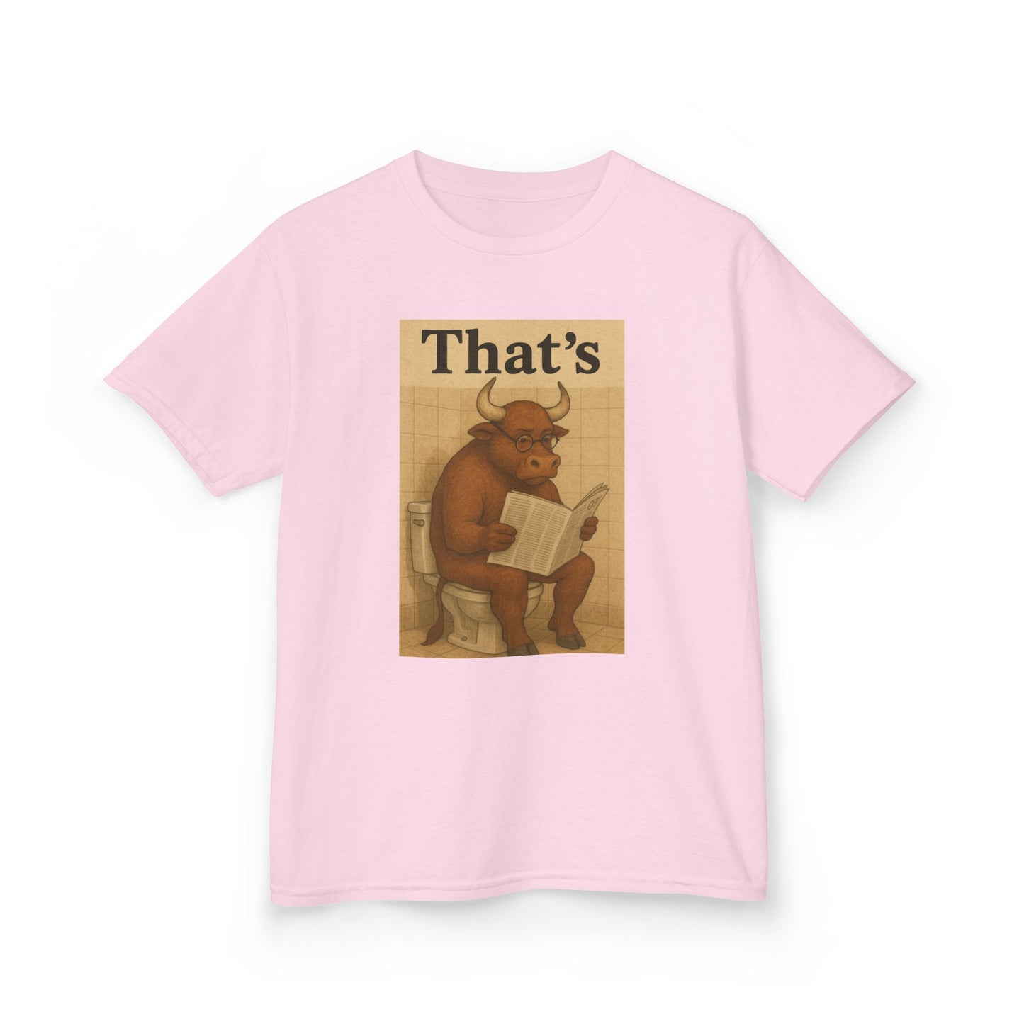 Bull Market Bathroom Break - Funny Kids Tee