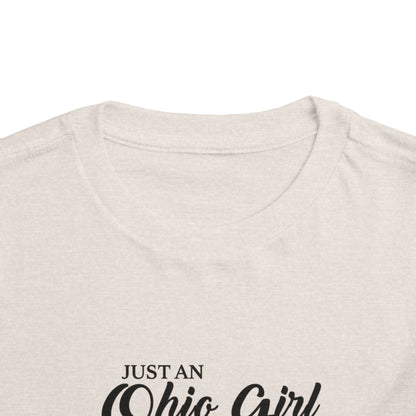 Toddler Tee Ohio Girl in North Carolina World Design Shirt