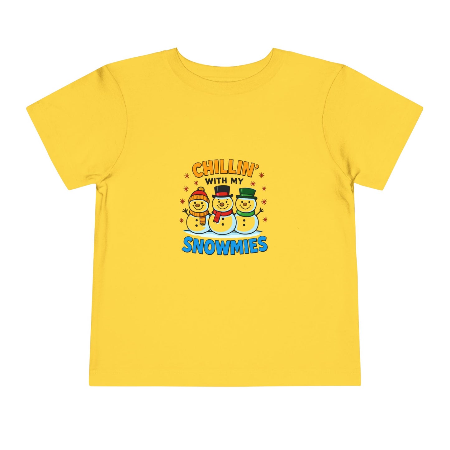 Chillin' with My Snowmies Toddler Christmas Tee
