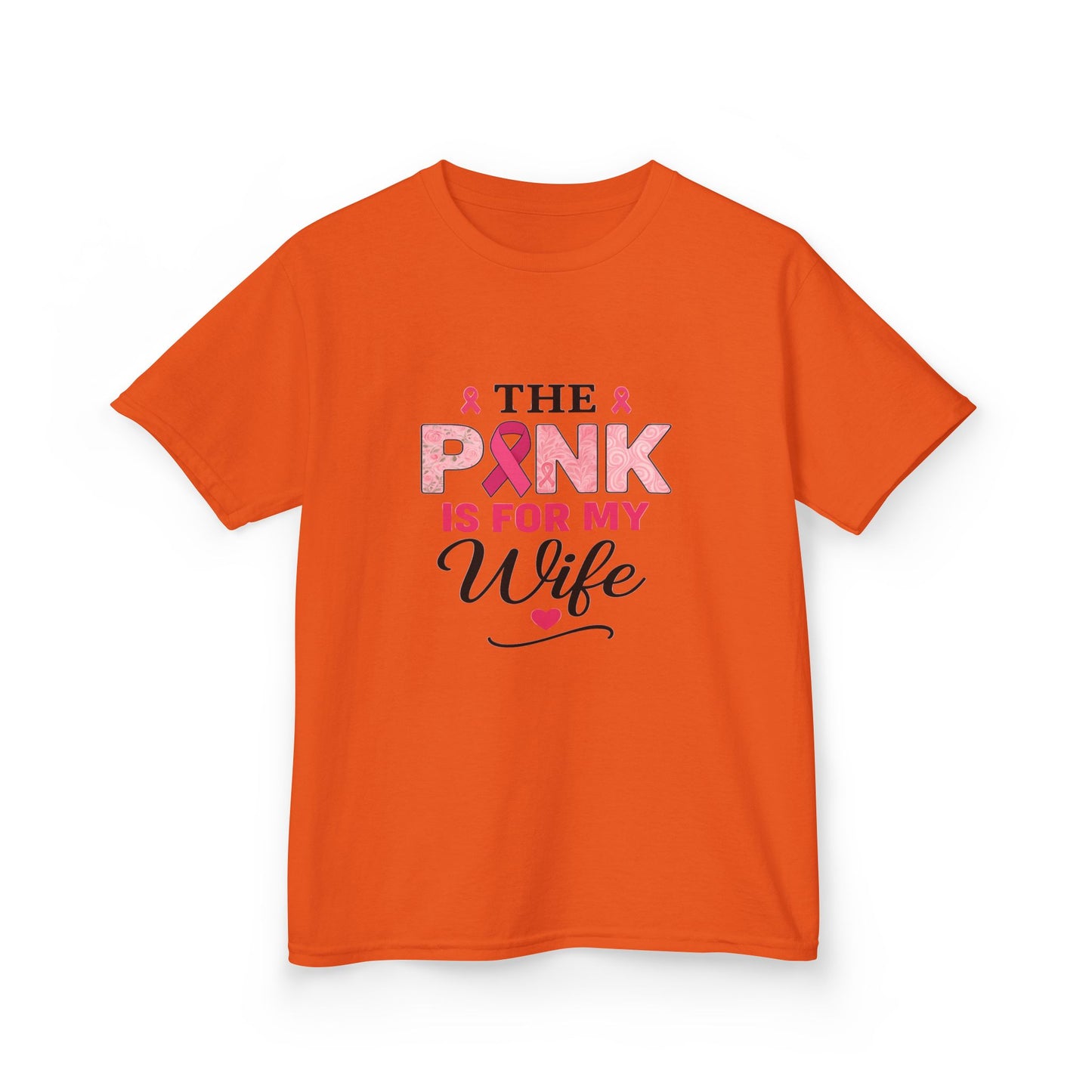 Pink Ribbon Wife Support Tee - Breast Cancer Awareness