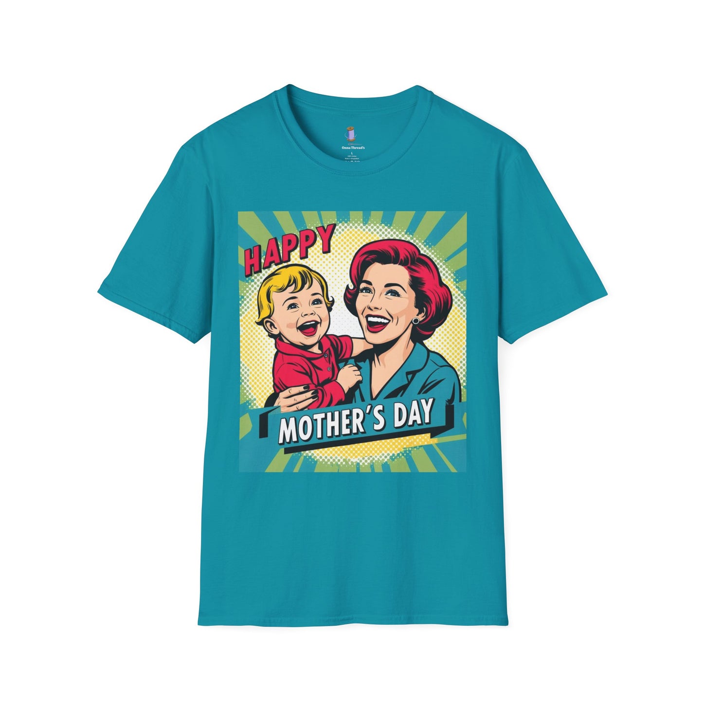 Happy Mother's Day Unisex T-Shirt, Vintage Graphic Tee, Gift for Mom, Celebration Apparel, Mother's Day Presents, Comfortable Casual Wear