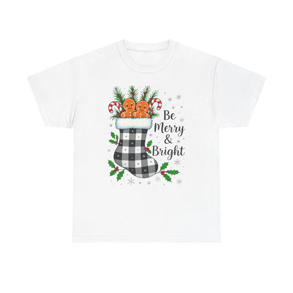 Merry & Bright  Stocking Tee