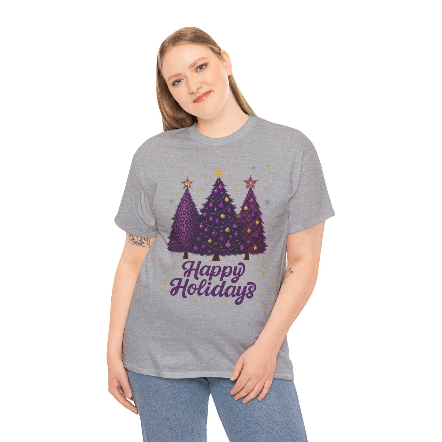 Christmas Tree Unisex Tee - Happy Holidays Design