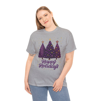 Christmas Tree Unisex Tee - Happy Holidays Design