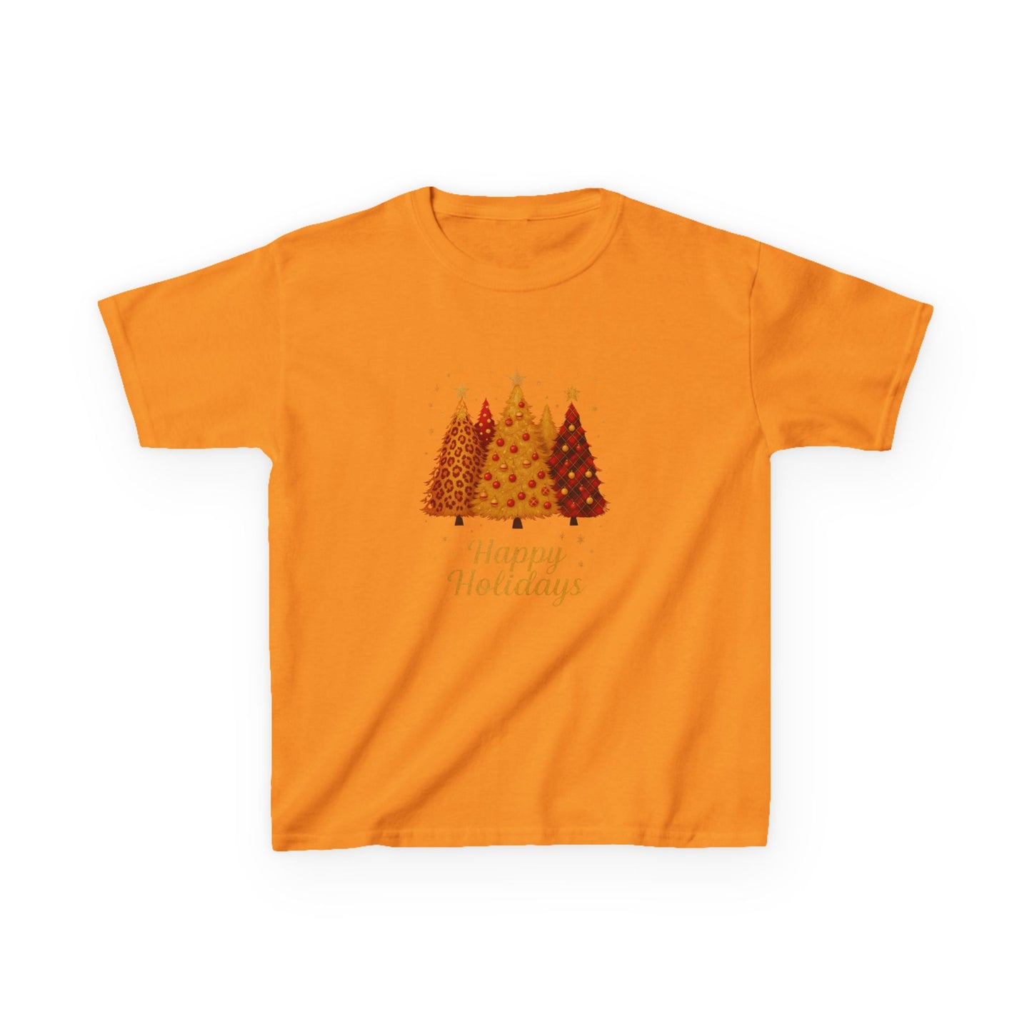 Dino Happy Holidays Tee - Festive Dinosaur Christmas Shirt