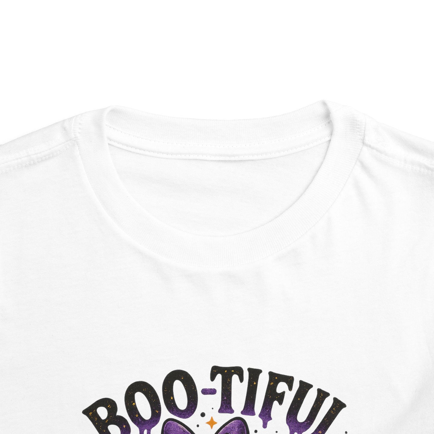 Boo-tiful Ghost Halloween Toddler Tee