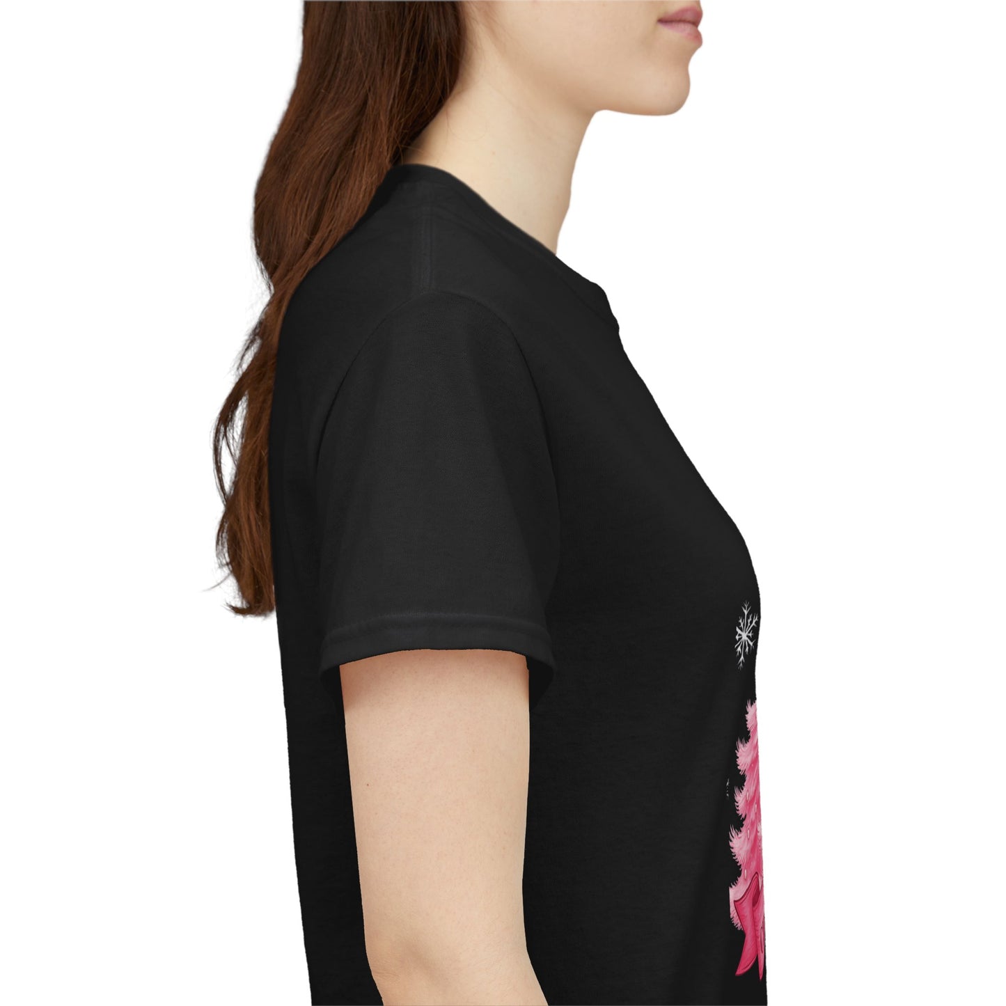 Farm Fresh Pink Christmas Tree Tee