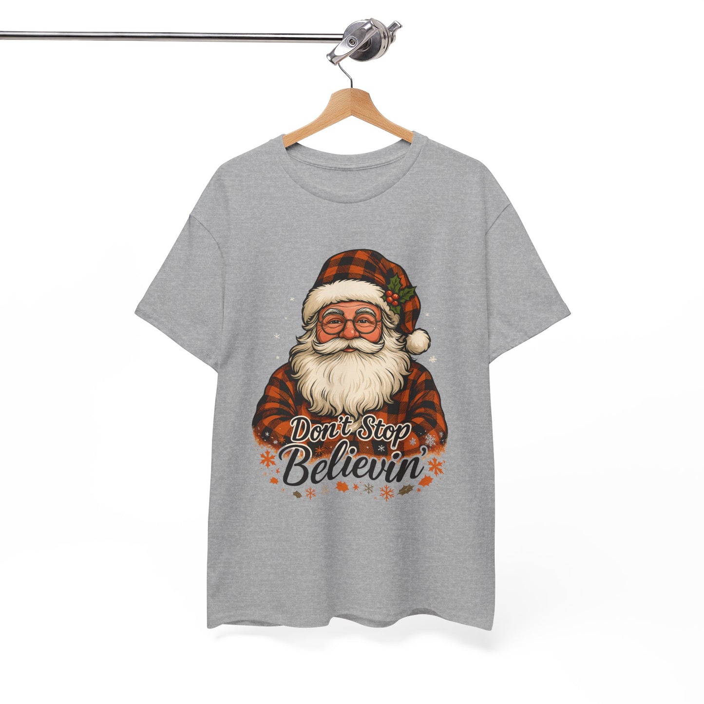 Santa Believes: Don't Stop Believin'  Tee