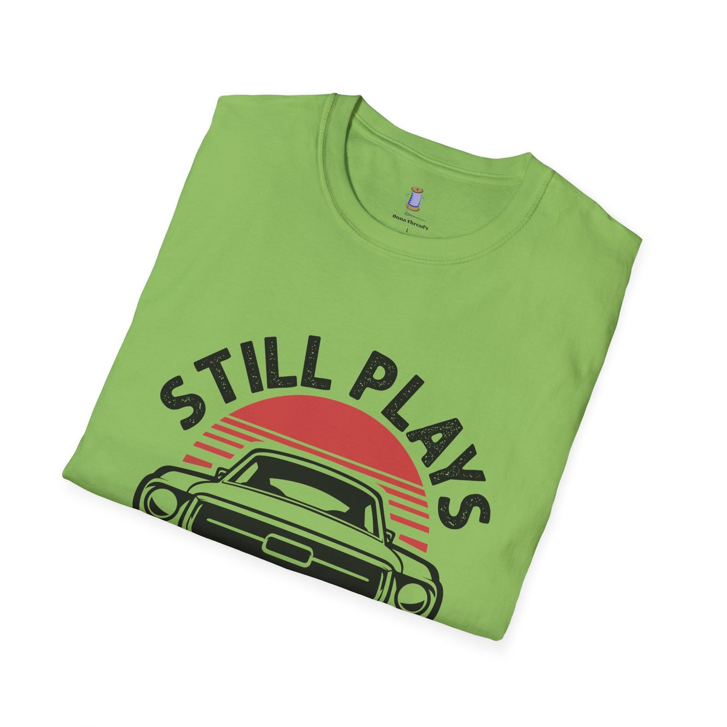 Retro Car Enthusiast T-Shirt, Still Plays with Cars Tee, Gift for Men, Vintage Auto Lover Shirt, Casual Wear, Birthday Present