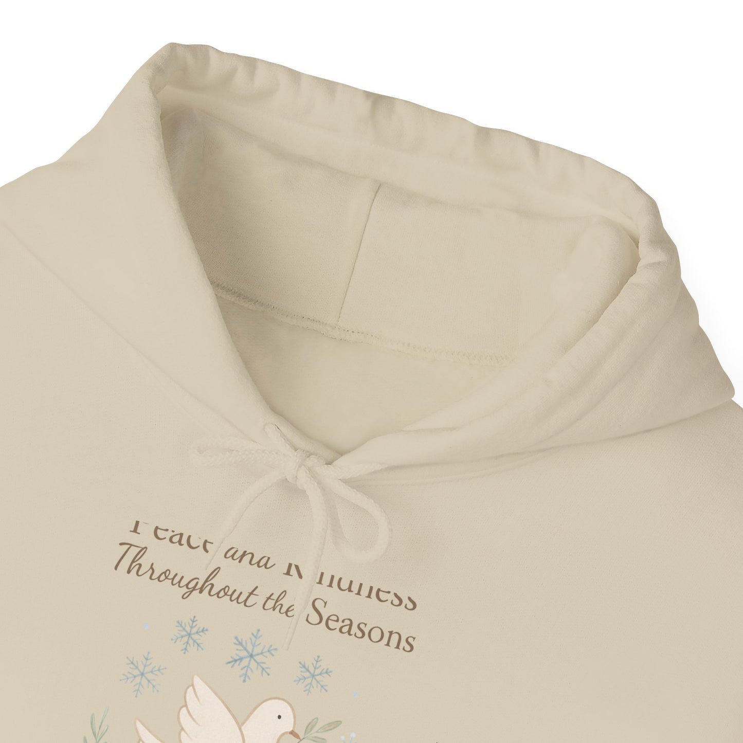 Holiday Peace Dove Hoodie — "I will not mention Thanksgiving Season" Cozy Pullover