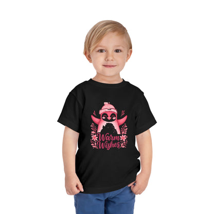 Warm Wishes Penguin Toddler Christmas Tee