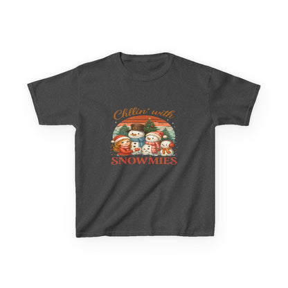 Chillin' with Snowmies Kids Christmas Tee