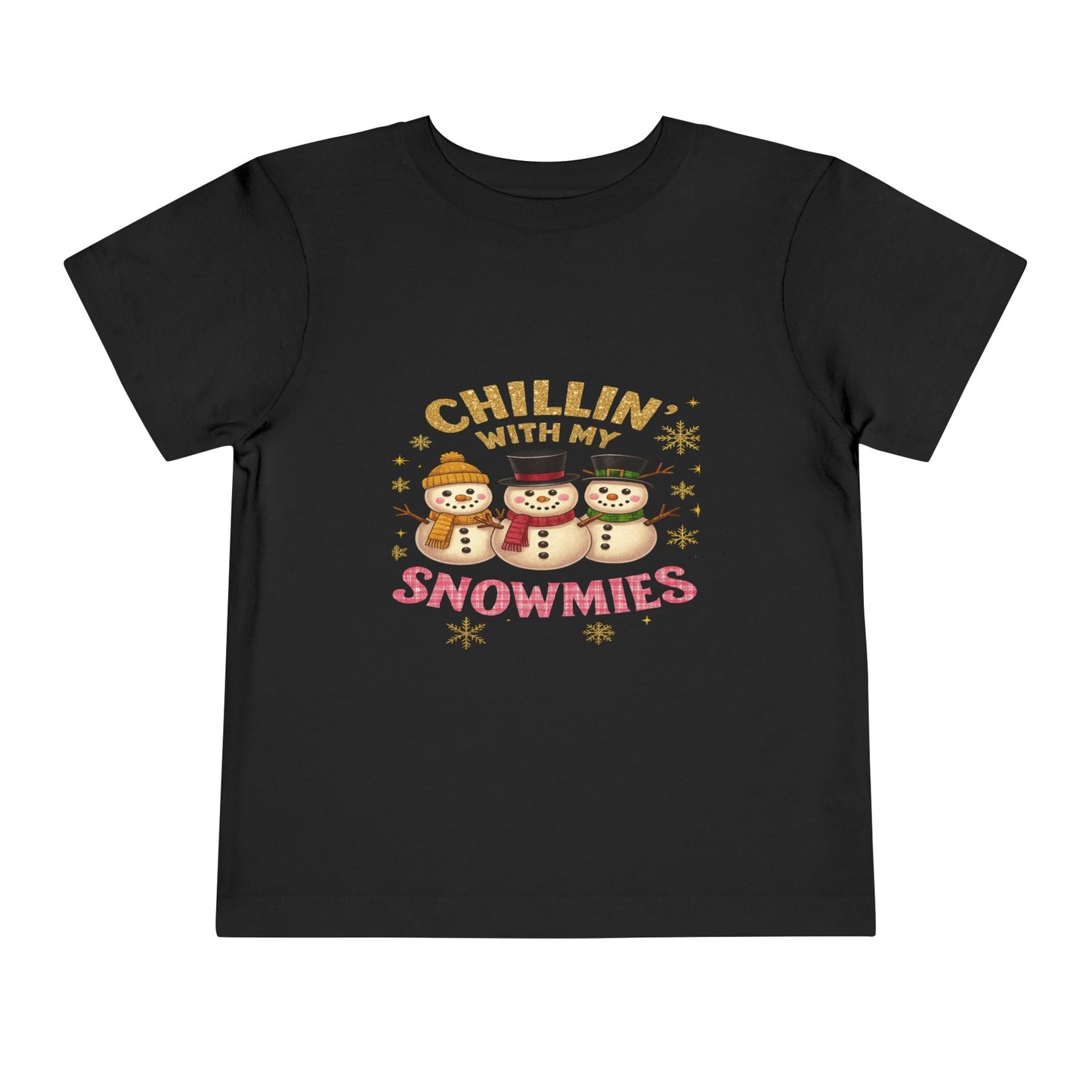 Chillin' with Snowmies Toddler Christmas Tee