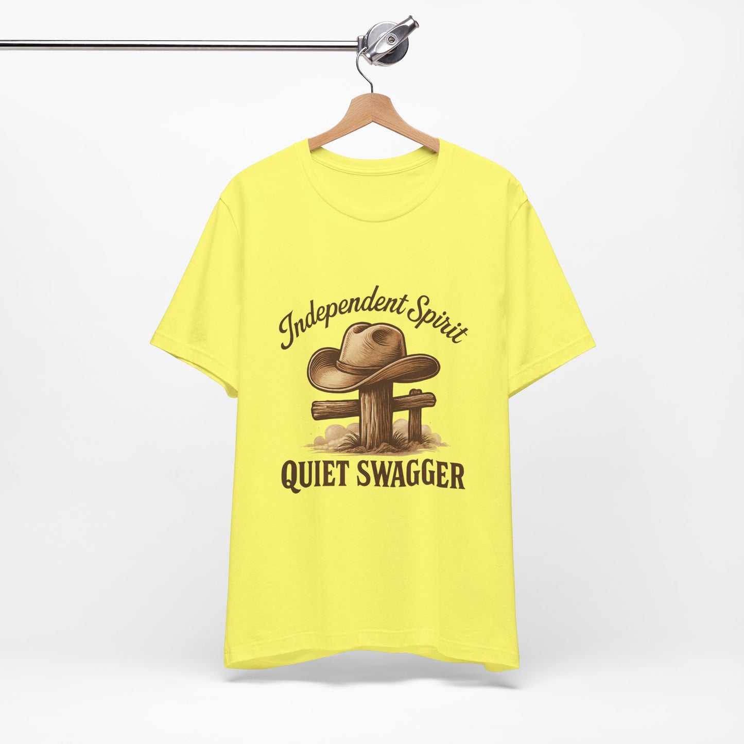 Quiet Swagger Cowboy Tee — Independent Spirit Western T-Shirt