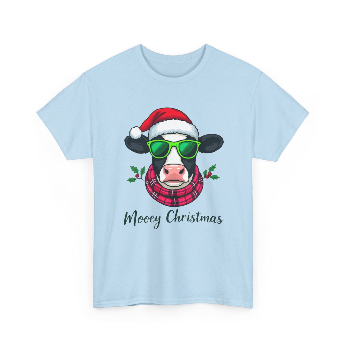 Moovey Christmas Cow Tee - Festive Holiday Cheer