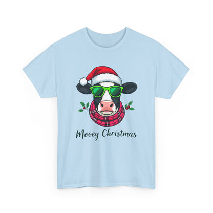 Moovey Christmas Cow Tee - Festive Holiday Cheer