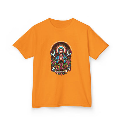 Virgin Mary Graphic Tee - Christmas Kids Shirt