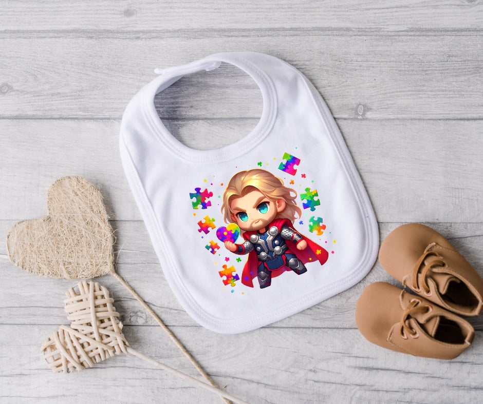 Thor Autism Awareness Bib