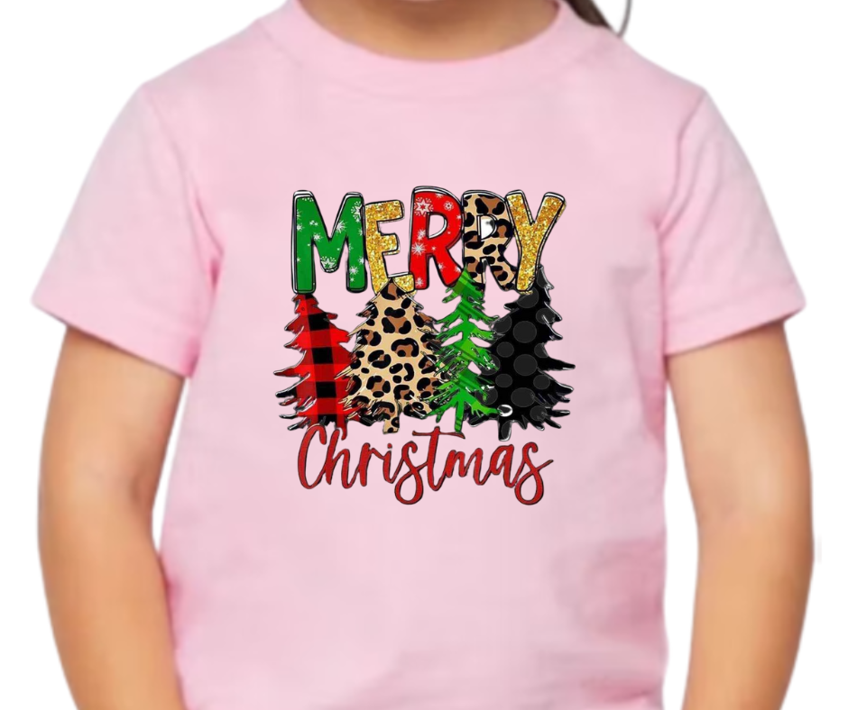 Merry Christmas Trees 2 Kid T-Shirt