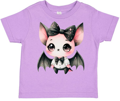 Cute Little Bat With A Black Bow Kid's T-Shirt