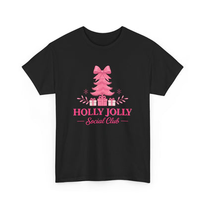 Holly Jolly Pink Tree Tee