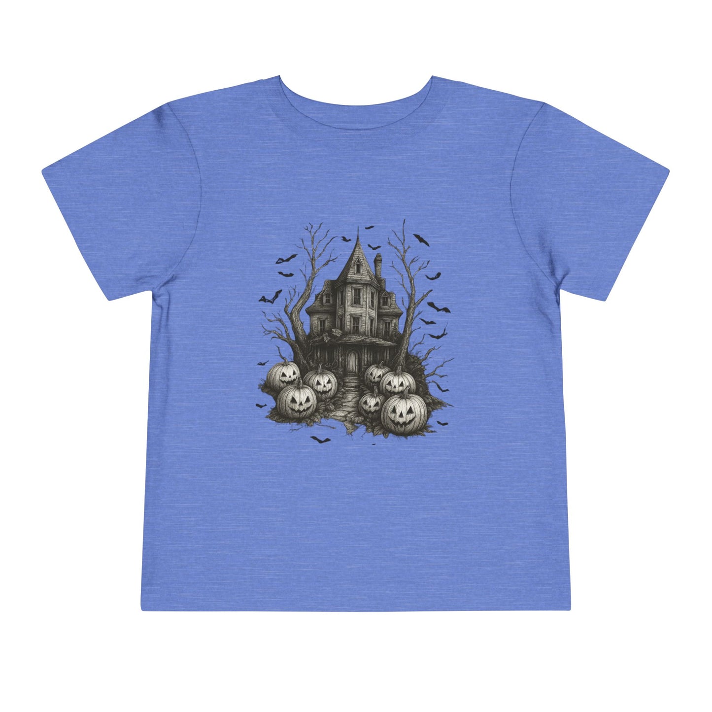 Spooky Halloween House Toddler Christmas Tee