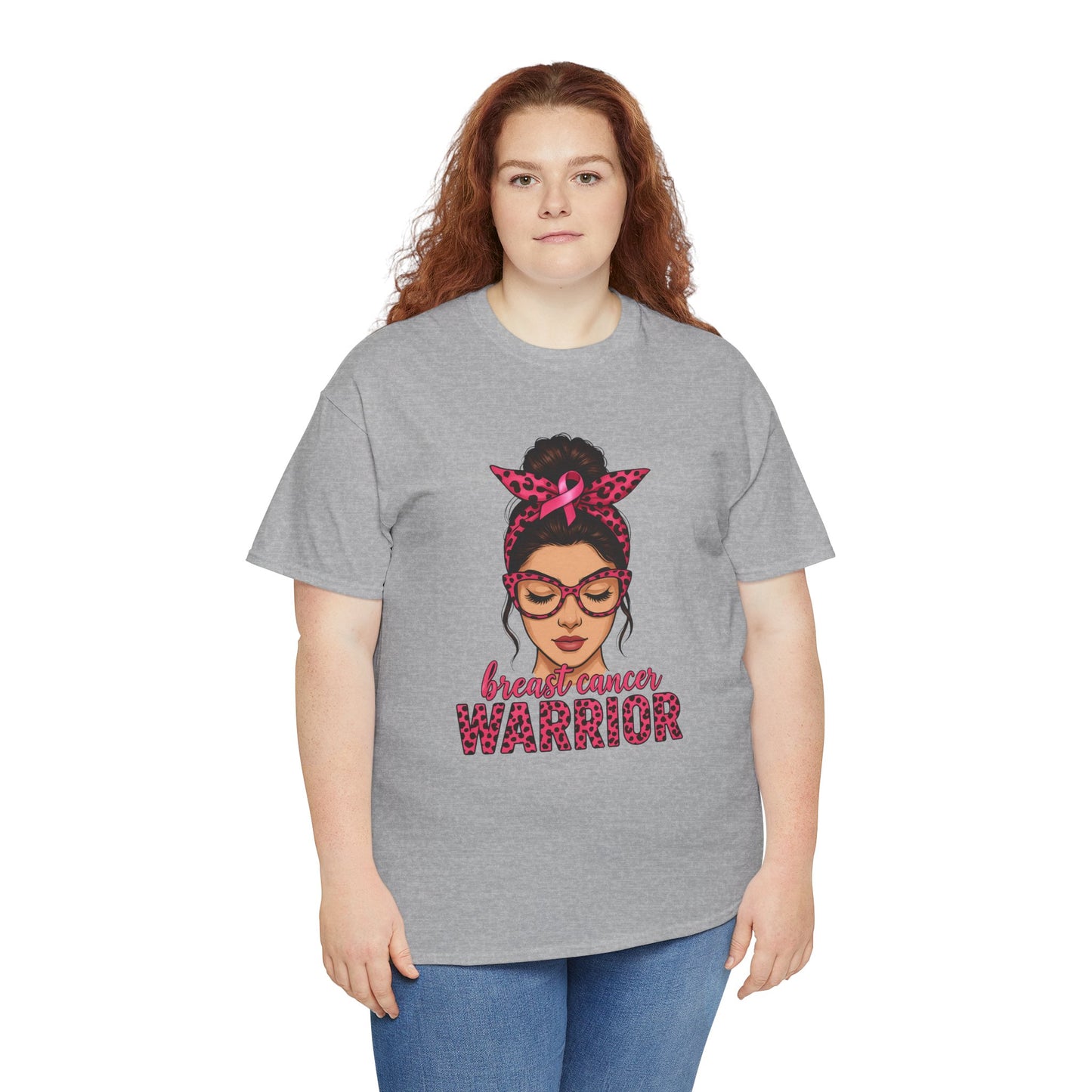 Breast Cancer Warrior Tee, Inspirational T-Shirt for Survivors, Supportive Gift for Cancer Awareness Events, Unisex Cotton Top, [...]