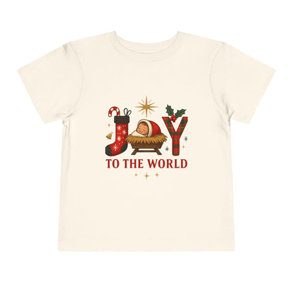 Joy to the World Toddler Christmas Tee