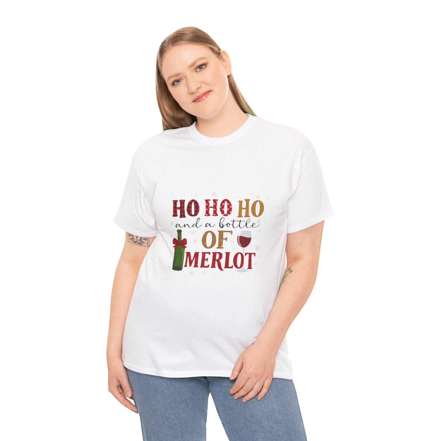 Ho Ho Ho Merlot Christmas Tee
