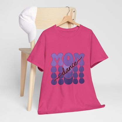 MOM Dance – Purple Letter Stage Spirit Tee