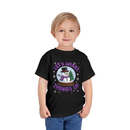 Shake Things Up! Snowman Christmas Toddler Tee