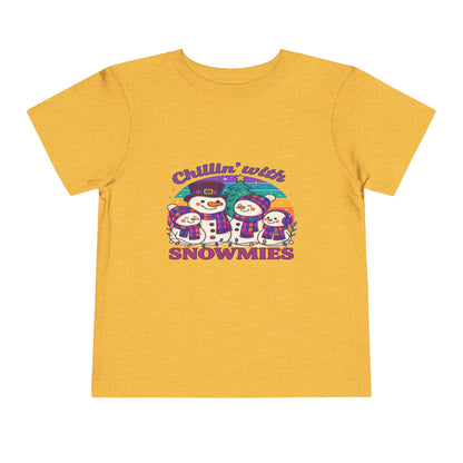 Chillin' with Snowmies Toddler Christmas Tee