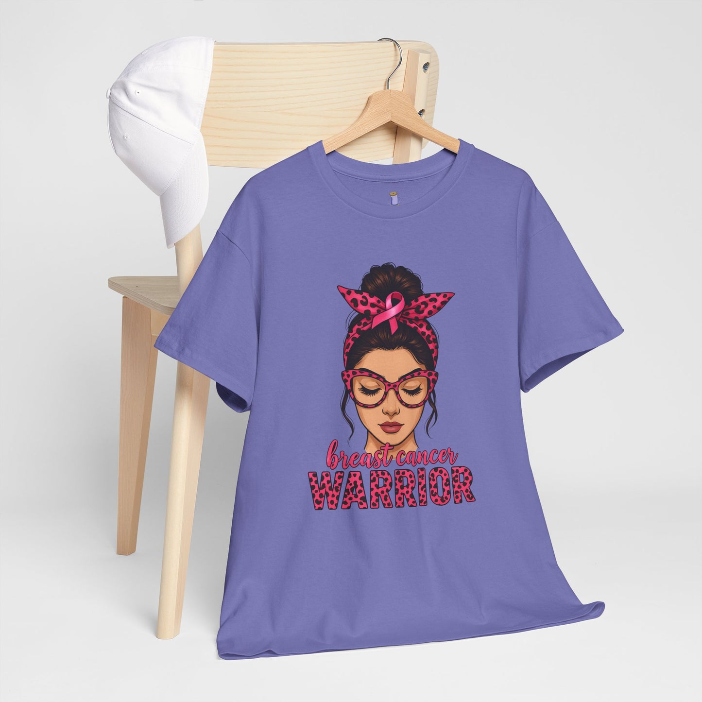 Breast Cancer Warrior Tee, Inspirational T-Shirt for Survivors, Supportive Gift for Cancer Awareness Events, Unisex Cotton Top, [...]