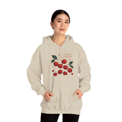 Cherry Cluster Hoodie — "Cherry Coated" Graphic Sweatshirt