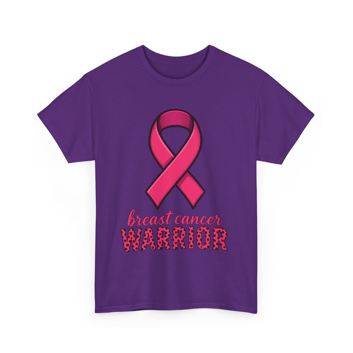 Breast Cancer Warrior Pink Ribbon Tee