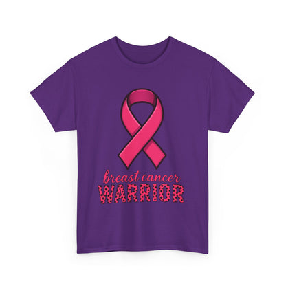 Breast Cancer Warrior Pink Ribbon Tee