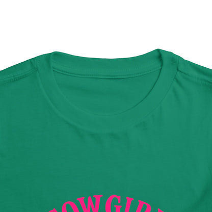 Cowgirl Christmas Club Tee - Pink Retro Holiday Shirt