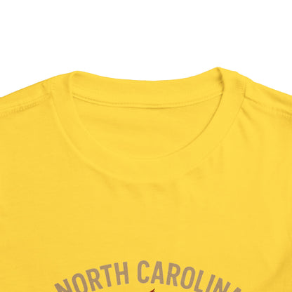Toddler Tee - NC Cardinal and Dogwood Flower Design