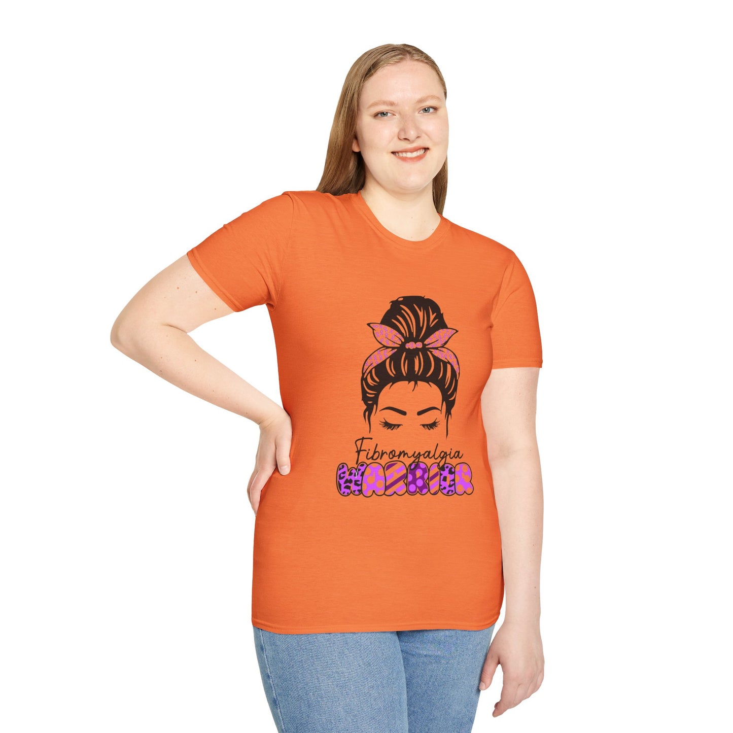 Fibromyalgia Awareness T-Shirt, Softstyle Tee, Gift for Chronic Illness, Comfortable Everyday Wear, Support Awareness Apparel