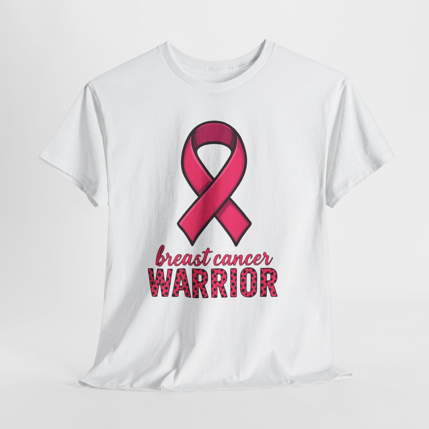 Breast Cancer Warrior Pink Ribbon Tee