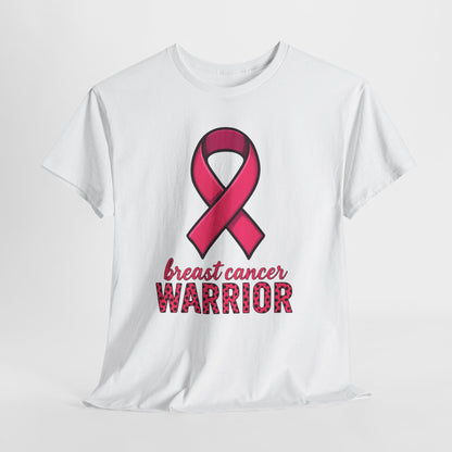 Breast Cancer Warrior Pink Ribbon Tee
